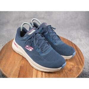 Skechers Arch Fit 2.0 Big League Womens Size 9 Blue Athletic Shoes Sneakers